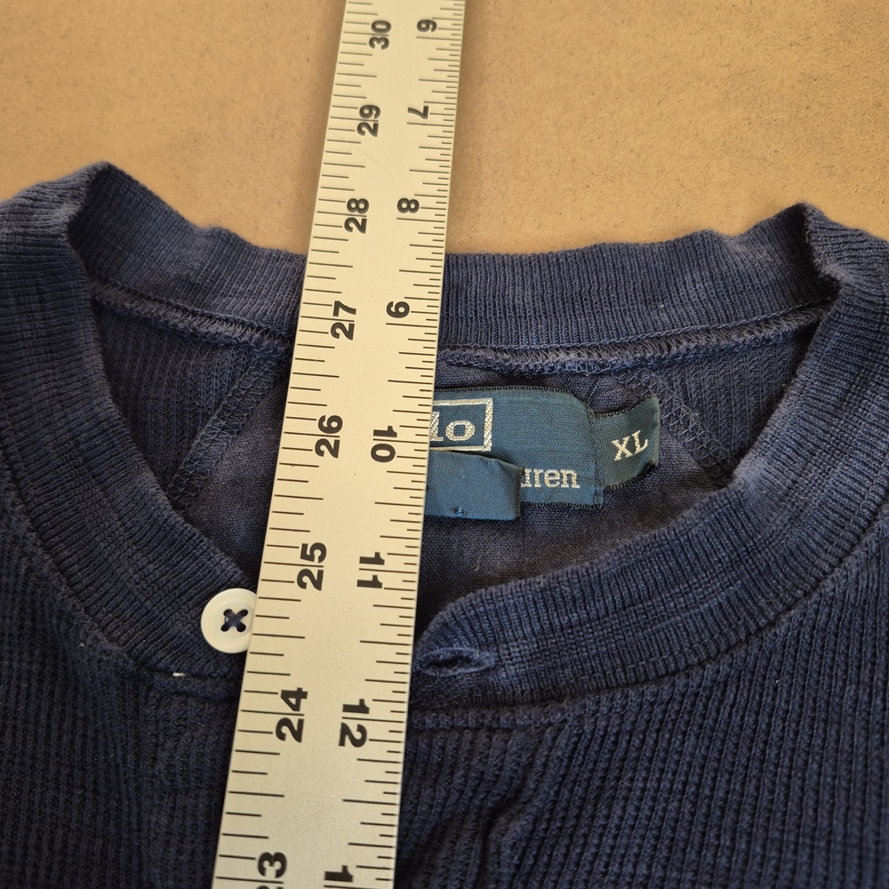 Polo by Ralph Lauren Blue and White Men's Shirt - Rare Find! 1235/375 - Picture 7 of 10